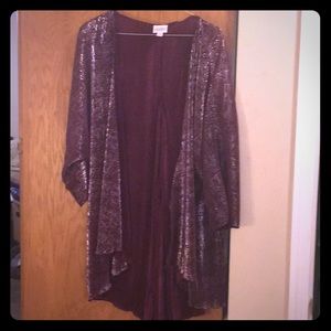 Lularoe Purple Elegant Lindsay